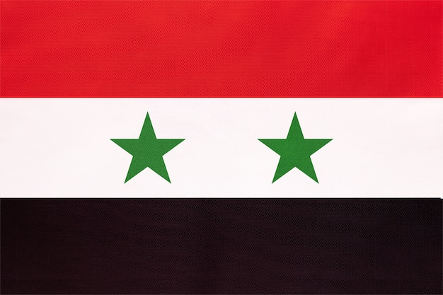 Syrien National Stoff Flagge