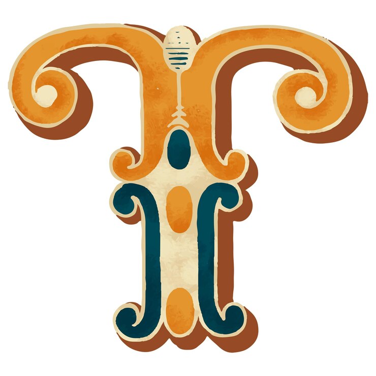 Foto t alfabeto antiguo fuente png