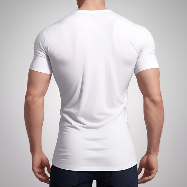 T-shirt branco masculino