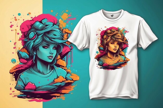 Foto t-shirt desenhos amp mockups