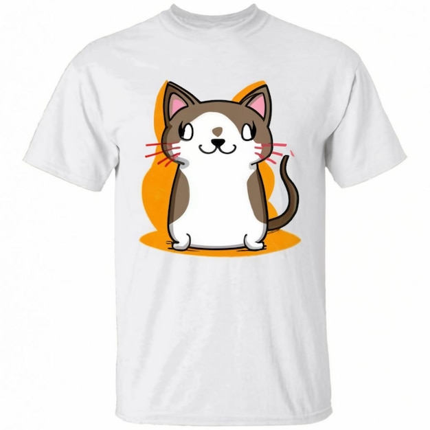 T-Shirt-Design auf weißem Hintergrund