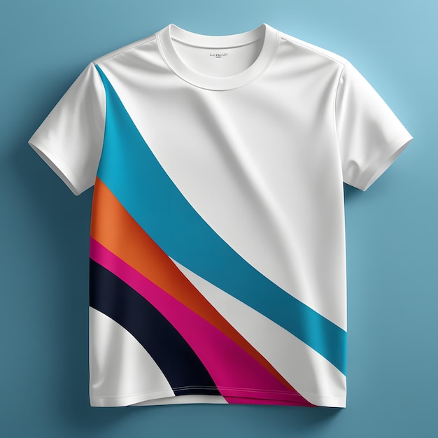 T-Shirt-Farbdesign-Vorlagenmodell