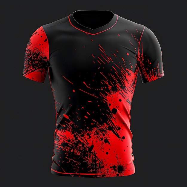 T-Shirt für Extremsportarten Grunge-Hintergrund Renntrikot Design Fußballtrikot