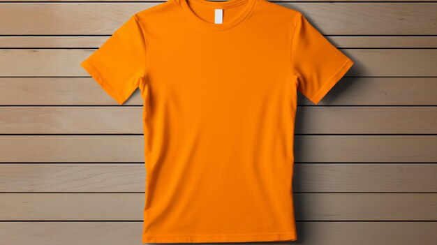 T-Shirt für Mockup orange