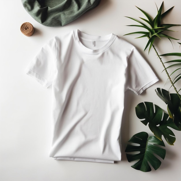 T-Shirt-Mockup-Vorlage Sauber und einfach