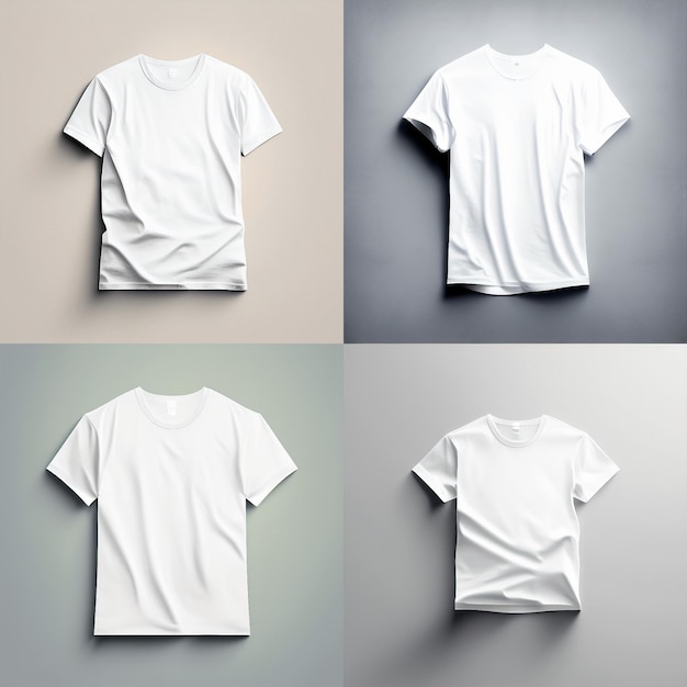 T-Shirt-Mockup-Vorlage Sauber und einfach