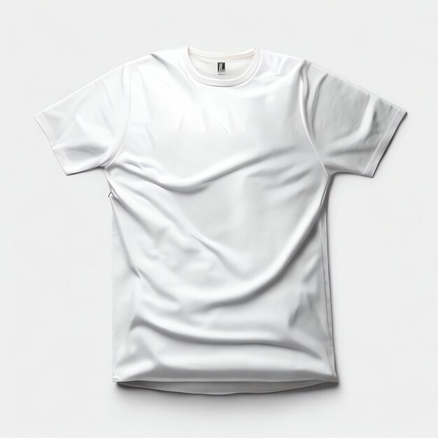 T-shirt natural em bruto de tamanho grande sem nenhum desenho