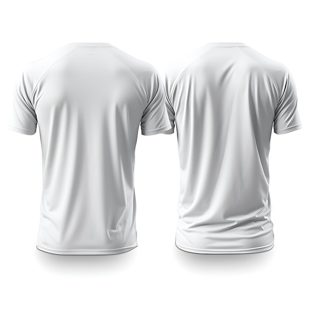 T-Shirt von Sports Jersey Shirt personalisierte Nummer getragen von einem Topaz Mann White Blank Clean Design