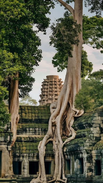 Foto ta prohm angkor wat en camboya