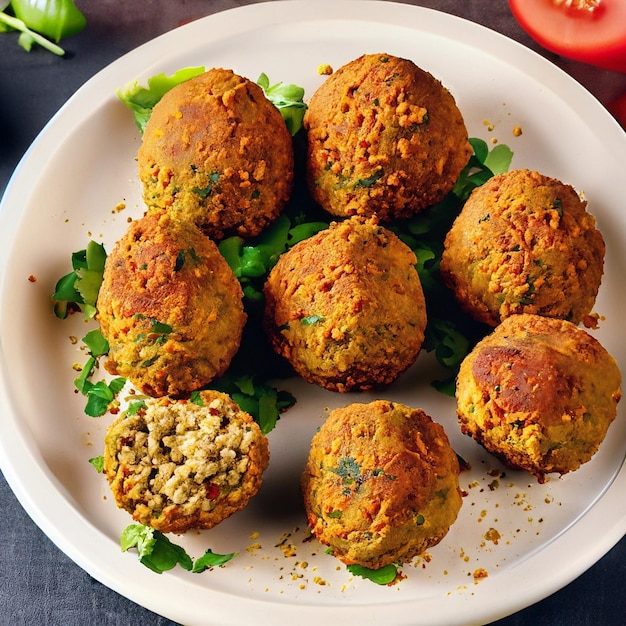 Taameya Falafel Comida egípcia popular