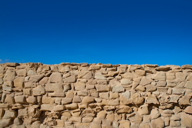 Tabarca-Inselmauer-Fortmauer-Wanddetail