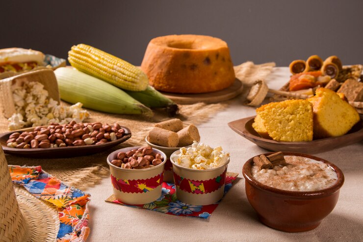 Tabela de festa junina brasileira