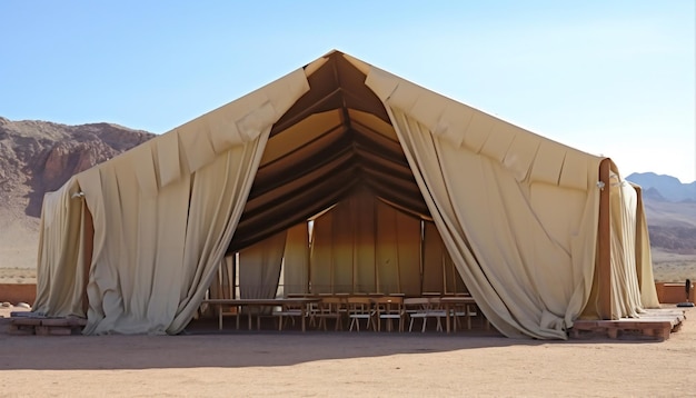 Tabernakelzelt der Begegnung im Timna Park Negev-Wüste Eila