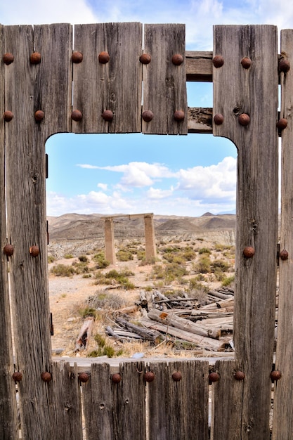 Foto tabernas do deserto na província de almeria, espanha