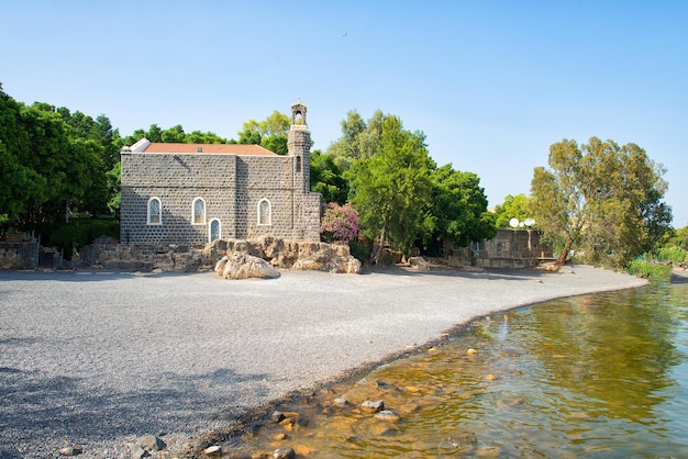 Tabgha Mar de Galilea en Israel La Iglesia de la Primacía