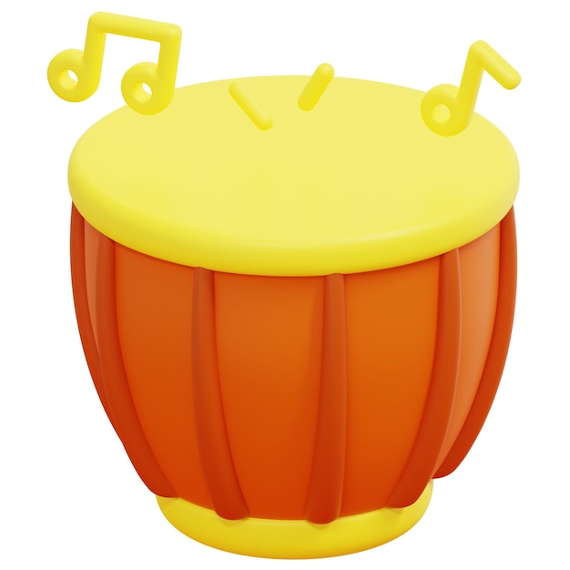 tabla 3d-render-symbol-illustration