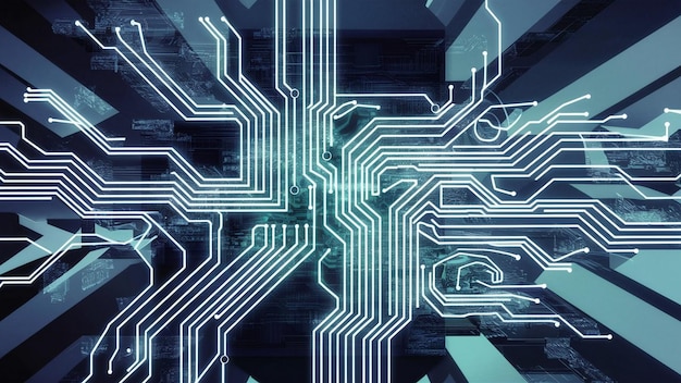 Tabla de circuitos de tecnología de redes