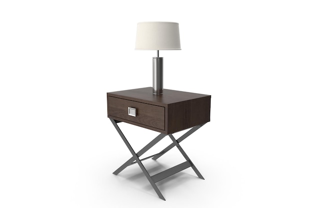 Tabla con diseño de lámpara 3d