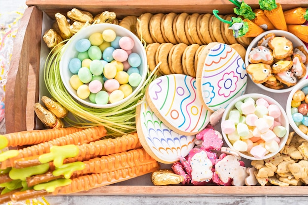 Tabla de embutidos de Pascua