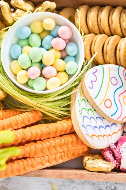 Tabla de embutidos de Pascua