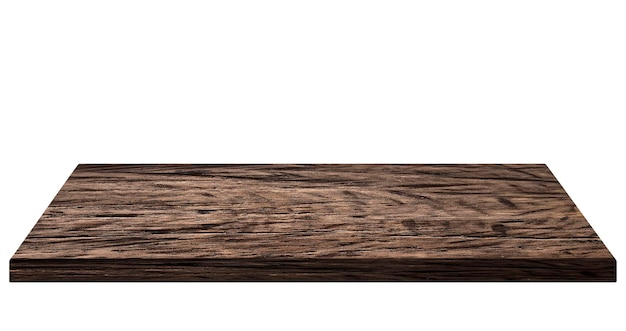 Tablas de madera con pisos de madera sobre un fondo blanco