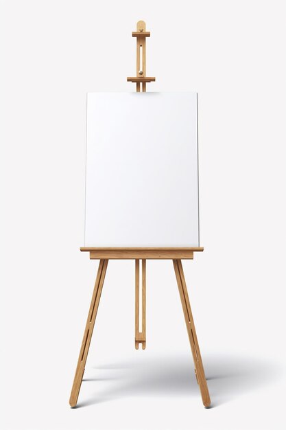 Tablero blanco cartel de bienvenida Tabla de asientos Mockup Easel Sign Mockup Generative Ai