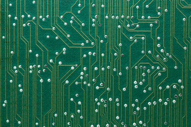 Foto tablero de circuito impreso de cerca