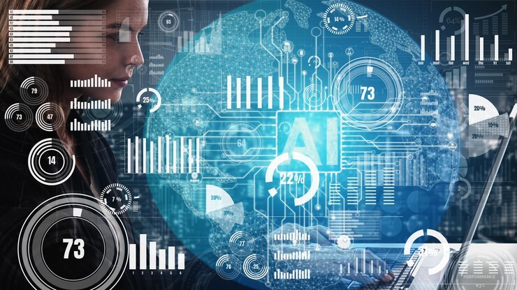 Foto tablero conceptual de negocios para el análisis de datos financieros