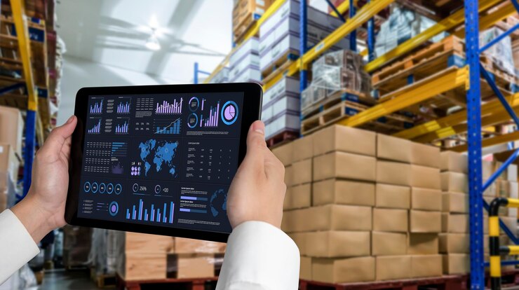 Foto el tablero de datos de negocios proporciona análisis de inteligencia de negocios con comodidad