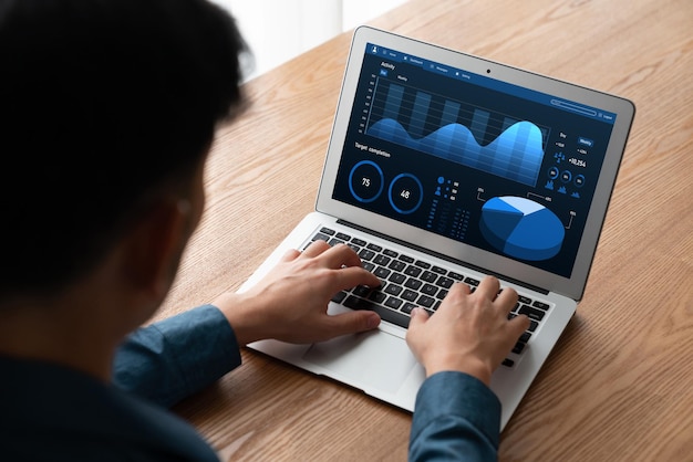 El tablero de datos de negocios proporciona analíticos de inteligencia de negocios modernos