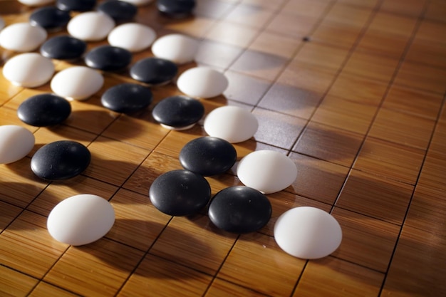 Tablero de juego chino Go o Weiqi