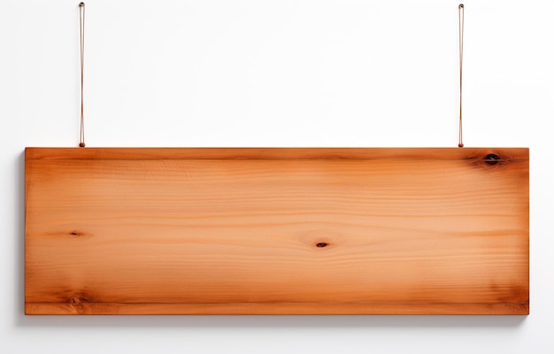 tablero de madera con fondo blanco