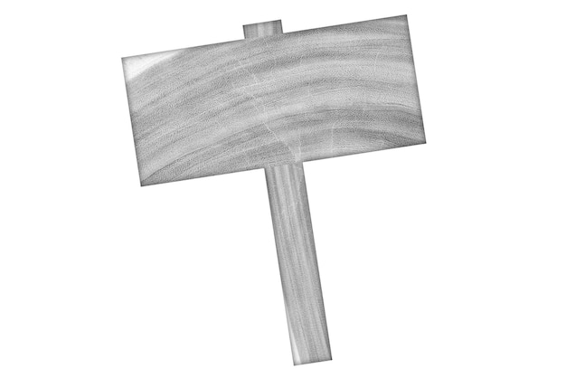 Foto tablero de madera vacío cartel de madera en blanco