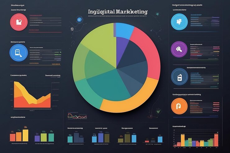 Foto tablero de métricas de campañas de marketing digital inclusivo