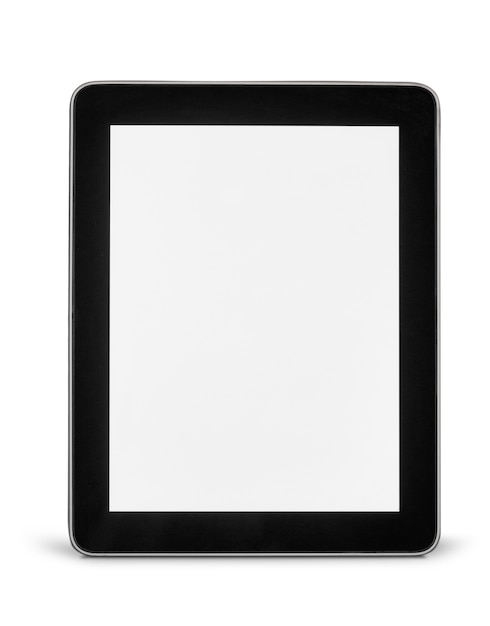 Tablet digital isolado no fundo