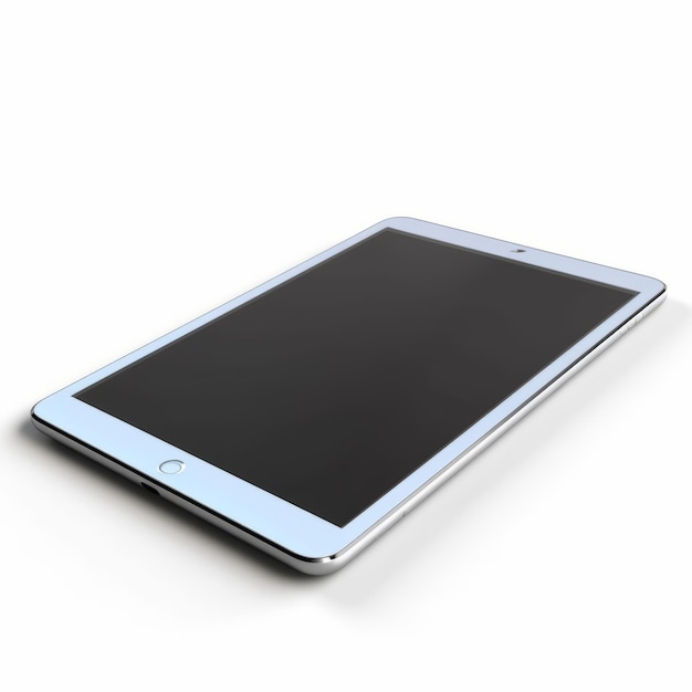 Foto tablet isolado com caminho de recorte equipamento digital moderno