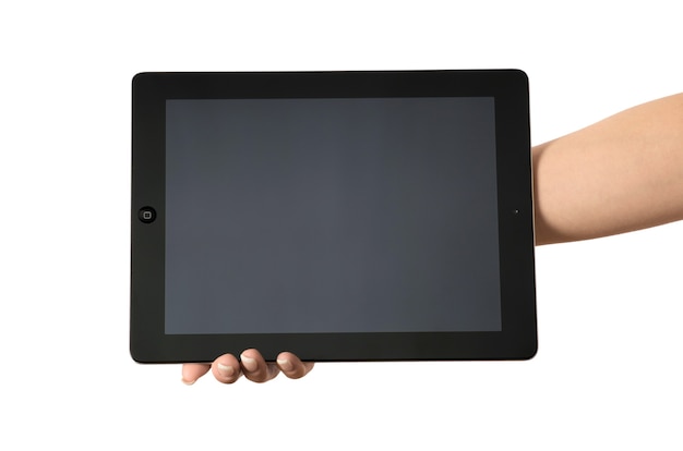 Tablet PC na mão