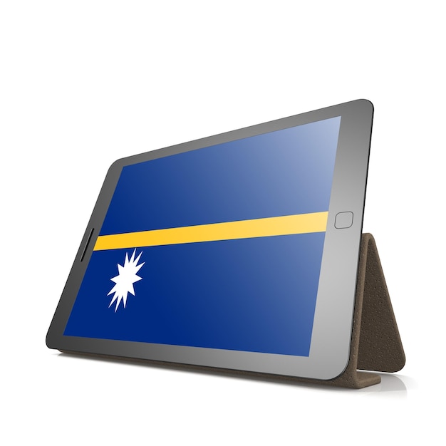 Tableta con bandera de Nauru