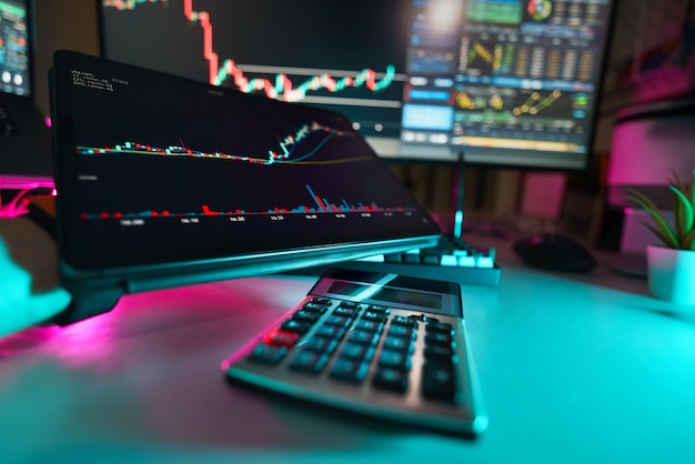 tableta gráfica calculadora de barras de acciones de divisas criptográficas