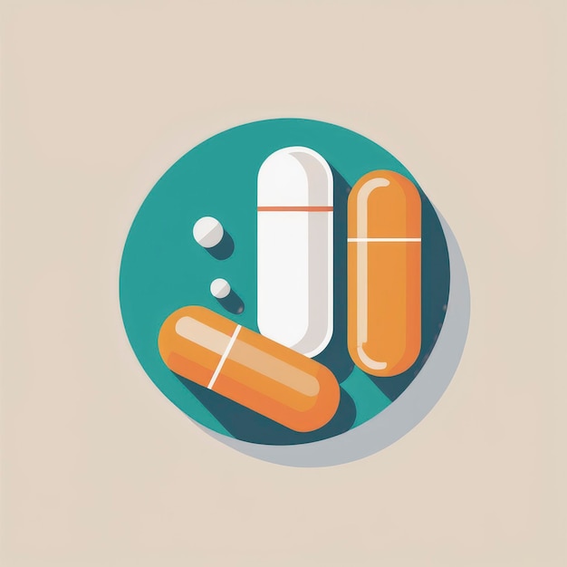 Tabletten-Vektor-Symbol-Clipart-Illustration