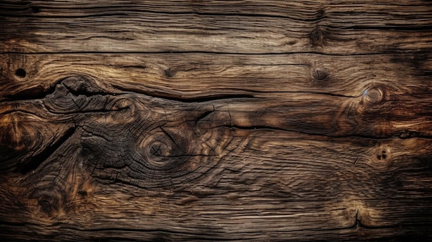 Un tablón de madera con un nudo en el medio.