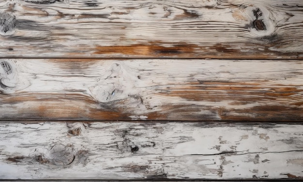 Un tablón de madera con una textura rugosa y la madera es blanca y marrón.