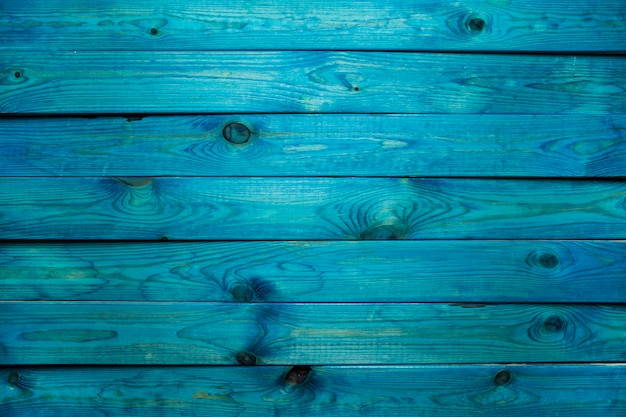 Tablones de madera azul