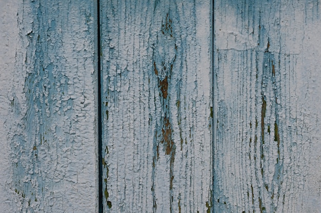 Tablones de madera azules