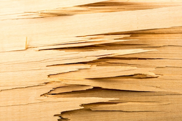 Tablones de madera rotos