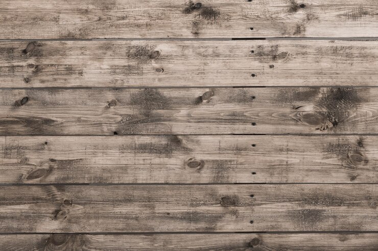 Tablones de madera vacíos como mesa, fondo