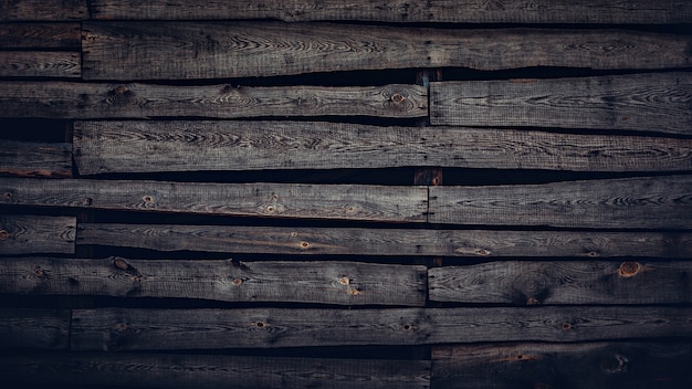 Tablones de madera viejos. Fondo de textura oscura de Halloween.