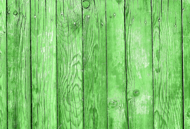 Tablones con textura de madera verde Fondo de madera para el Día de San Patricio