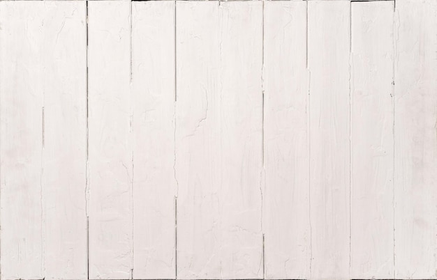 Tábuas de madeira pintadas de branco como fundo