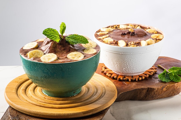 Taça de açaí, fruta famosa da Amazônia